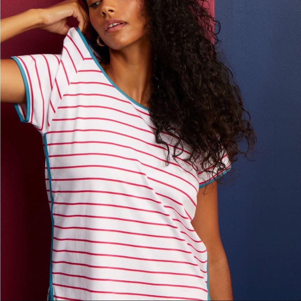 Lake Pajamas Short Short Set in Ruby